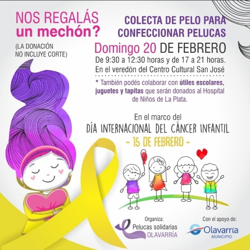 �Pelucas solidarias�: campa�a a beneficio de pacientes pedi�tricos